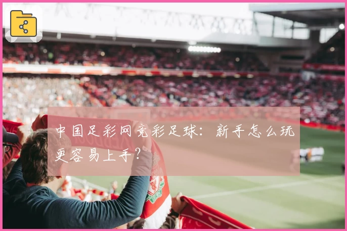 中国足彩网竞彩足球：新手怎么玩更容易上手？